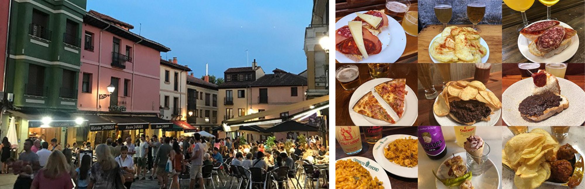 Montaje Leon el Humedo de tapas y tapas varias