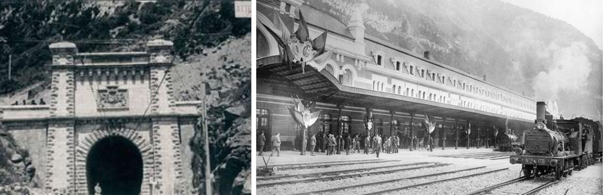 Estación de Canfranc época