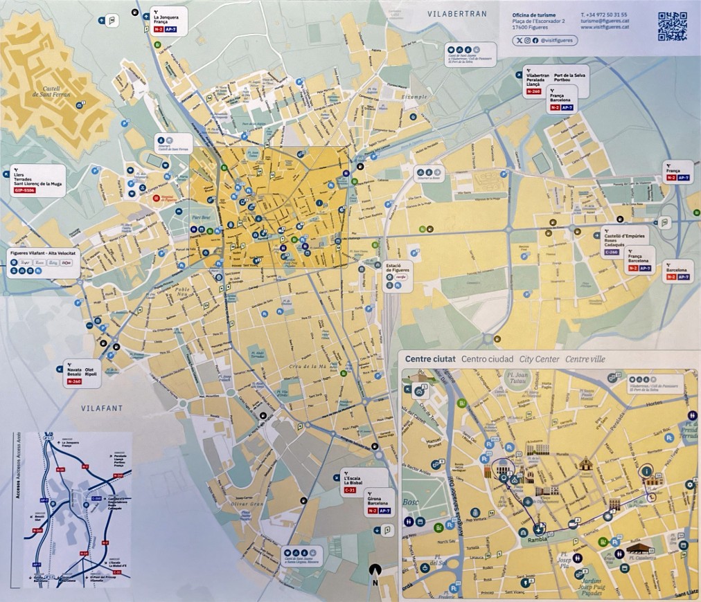 Mapa Figueres