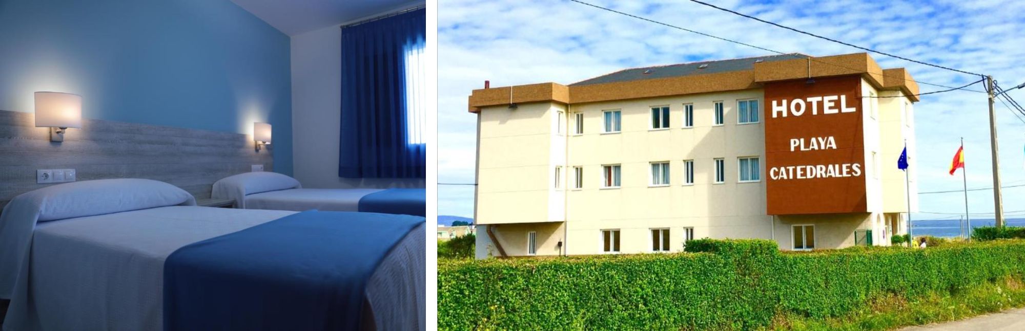 dormir en la playa de las catedrales