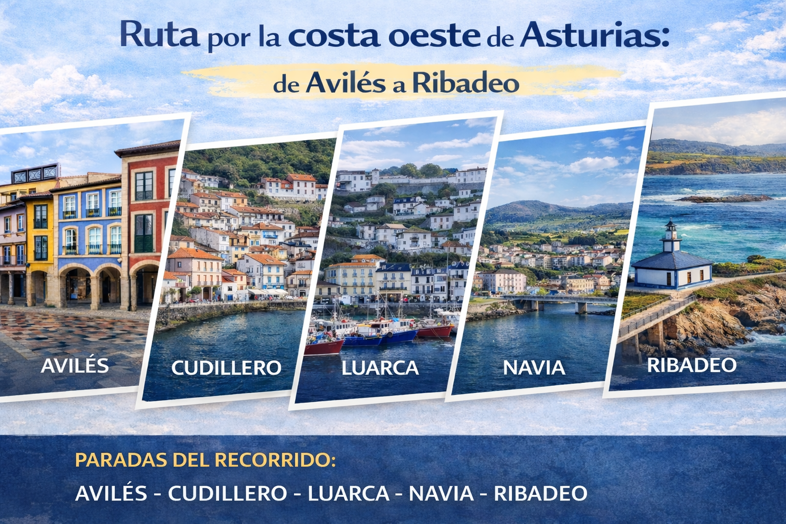 ruta por la costa oeste de Asturias